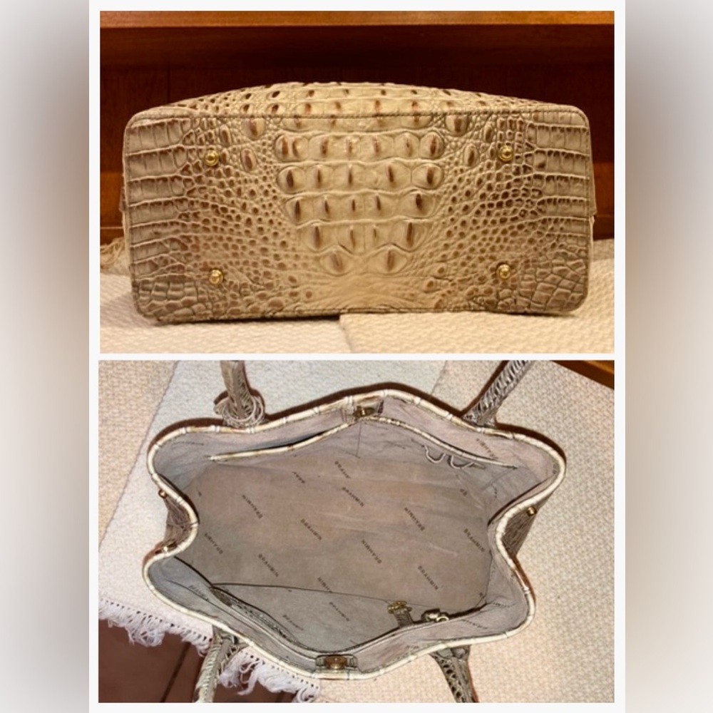 🤎🌟EUC Brahmin Expandable Anytime Tote in Savino Melbourne🌟 - Picture 9 of 12